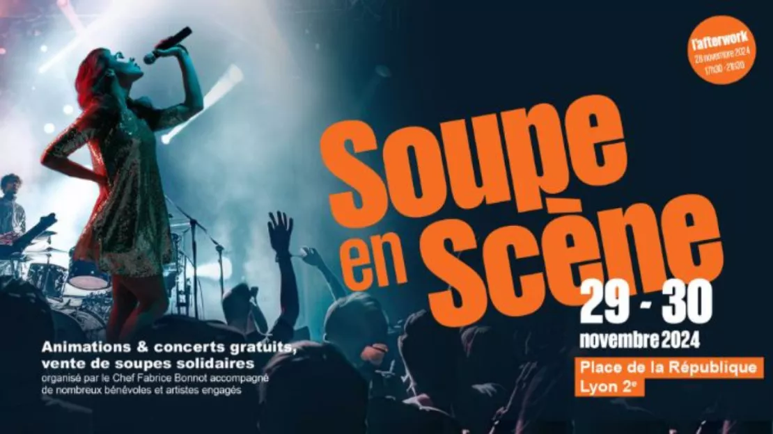 Manger de la soupe en faisant une bonne action ? Le concept fou du festival solidaire "Soupe en Scène"