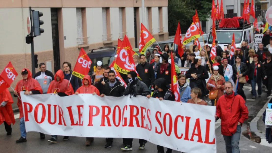 Lyon : plus de 1500 personnes ont manifesté à l'appel de la CGT