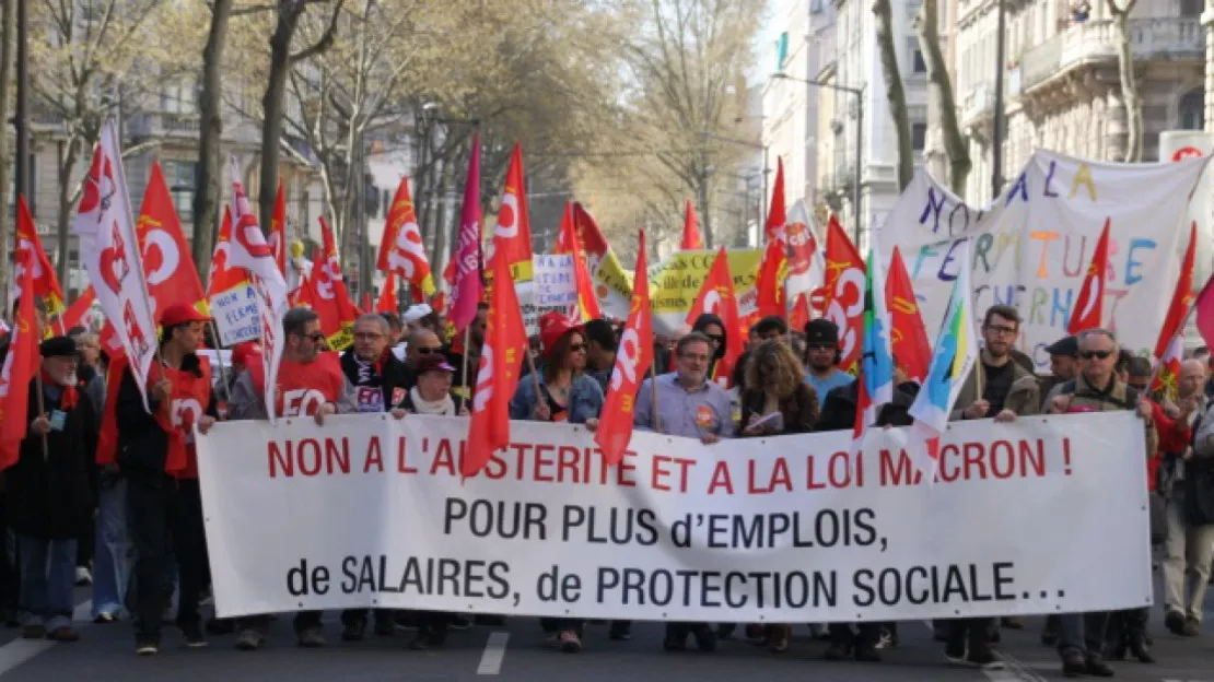 Manifestation contre l’austérité : 4200 personnes dans les rues de Lyon