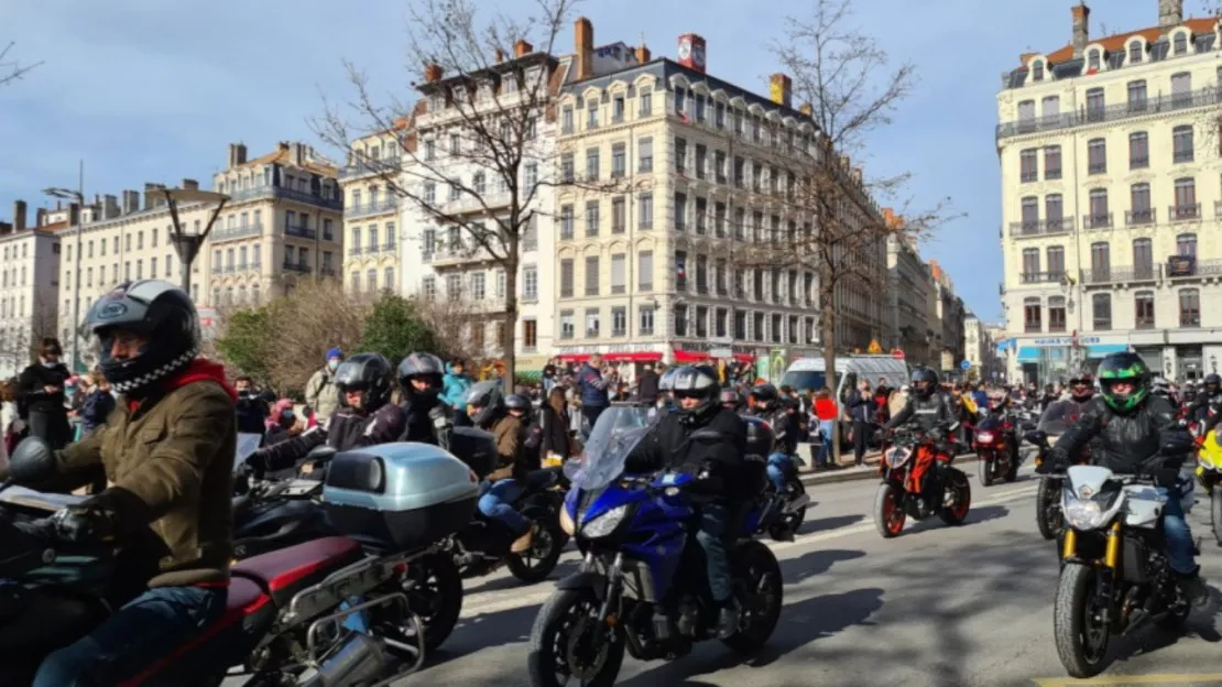 Manifestation des motards ce jeudi à Lyon