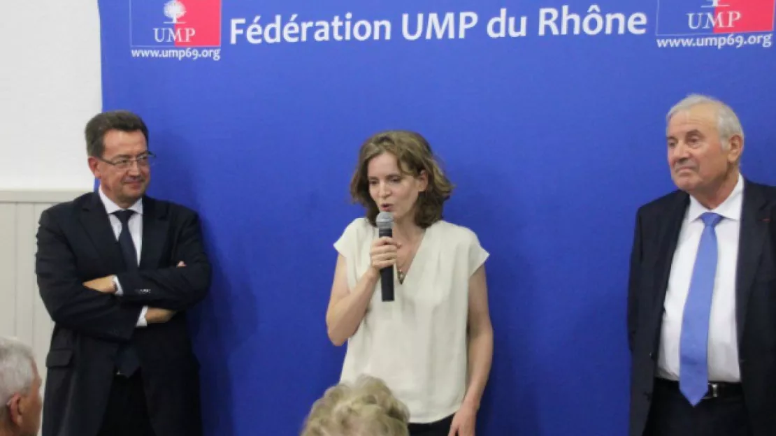 A Lyon, Nathalie Kosciusko-Morizet a parlé de l'UMP plutôt que de Sarkozy