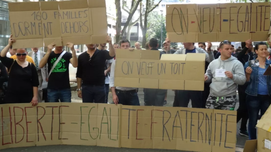 Expulsions : 150 personnes devant la préfecture du Rhône ce vendredi