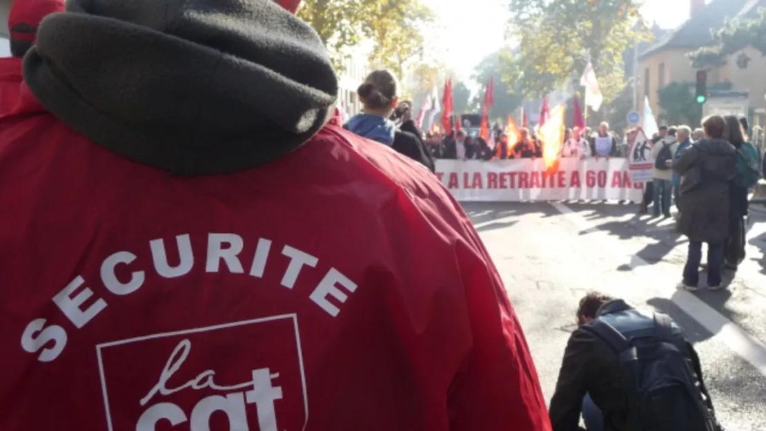 Réforme des retraites : manifestation dans le centre de Lyon