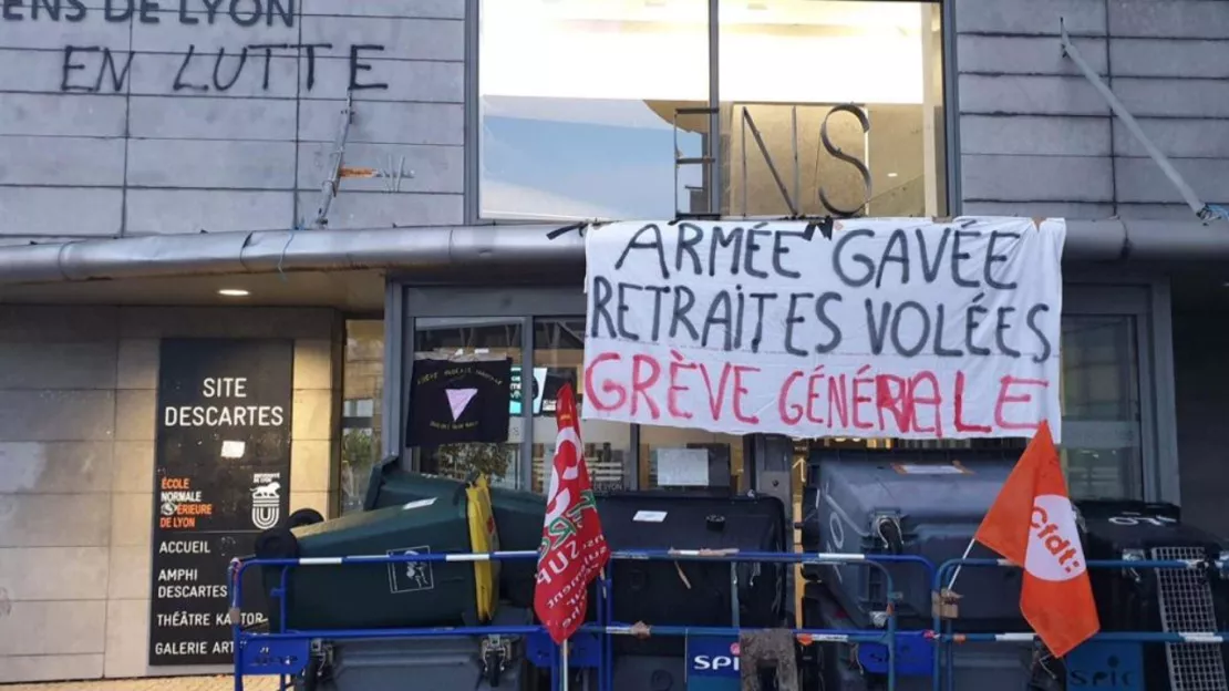 Réforme des retraites : plusieurs campus bloqués ce jeudi à Lyon avant une nouvelle manifestation