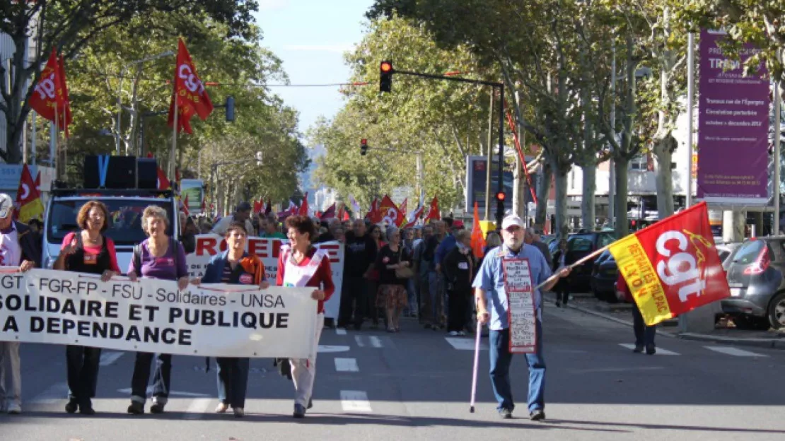 Les retraités du Rhône de nouveau dans la rue ce mardi