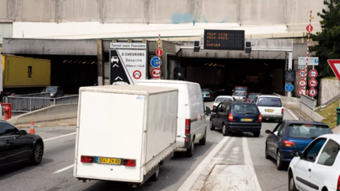 Le tunnel sous Fourvière à nouveau fermé cette semaine