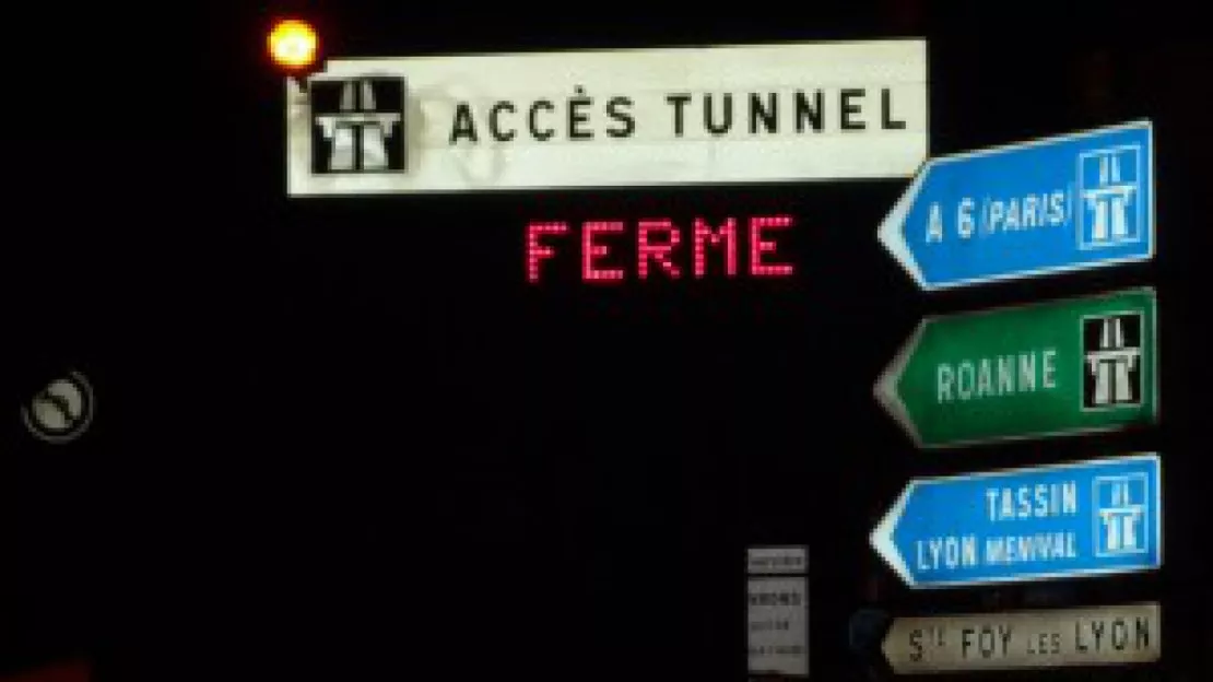 Travaux de mise en sécurité réglementaire du tunnel sous Fourvière : ça démarre lundi !
