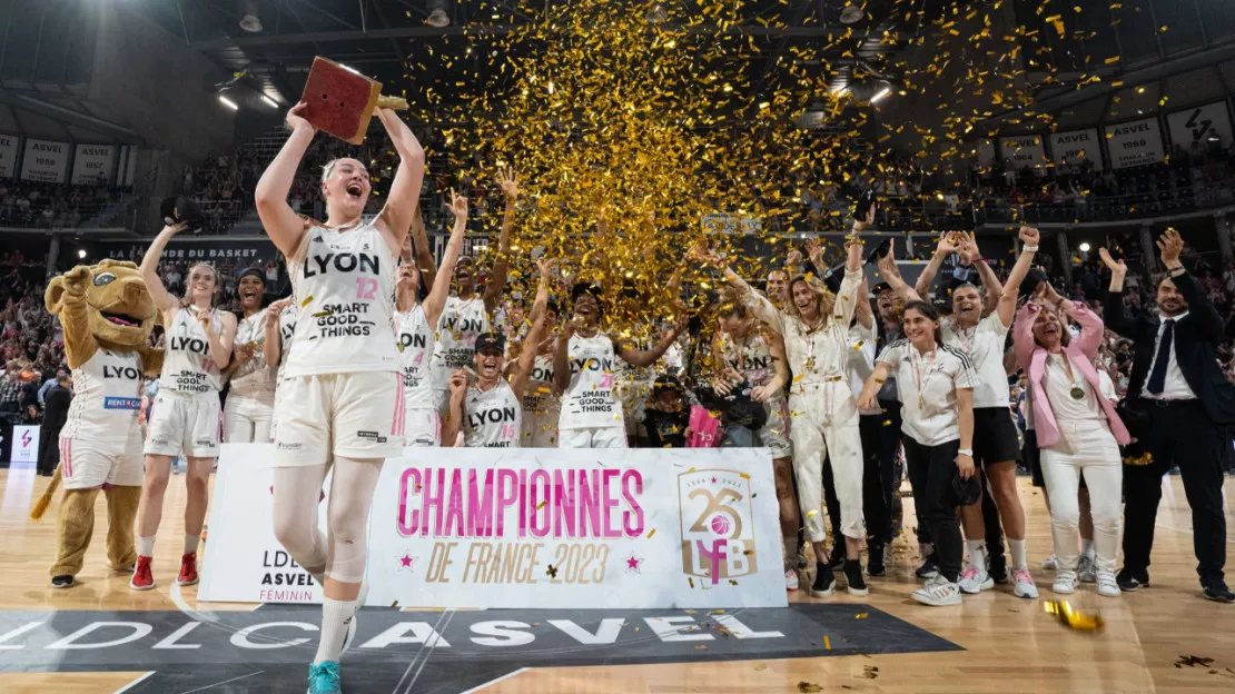Un nouveau titre de champion de France pour l'ASVEL féminin !