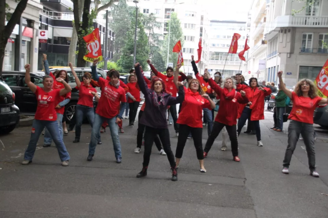 Lyon : les agents de la CPAM en grève