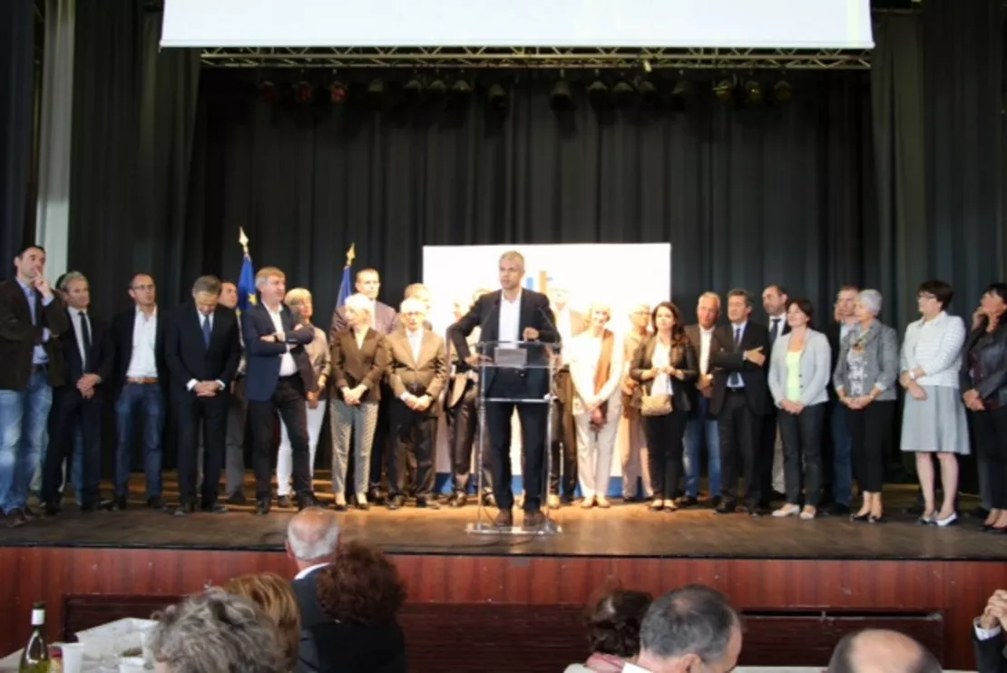 1000 personnes pour le meeting de Laurent Wauquiez à Mions