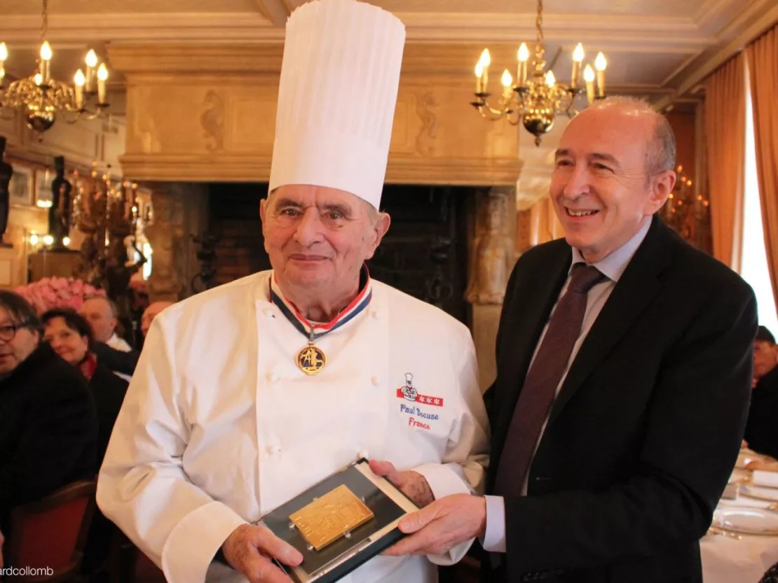 La médaille d’or de la Ville de Lyon remise à Paul Bocuse