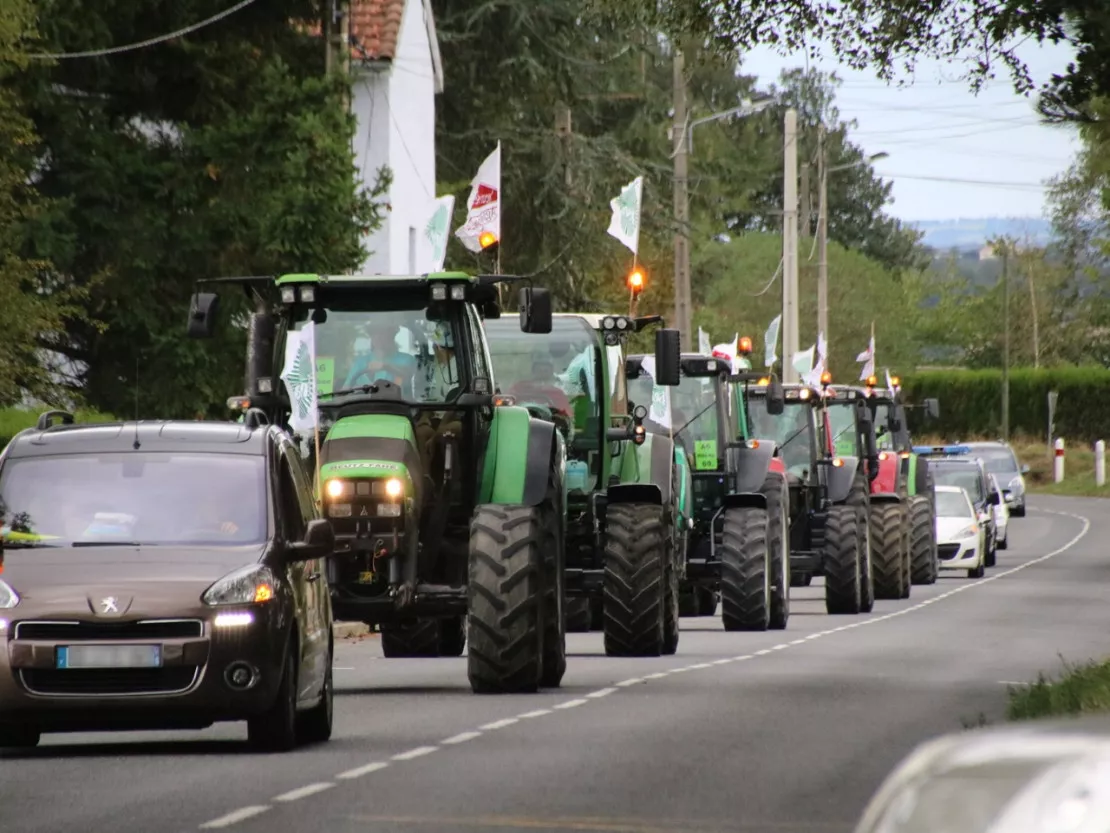 Manif des agriculteurs à Paris : six tracteurs partis ce mardi du Rhône