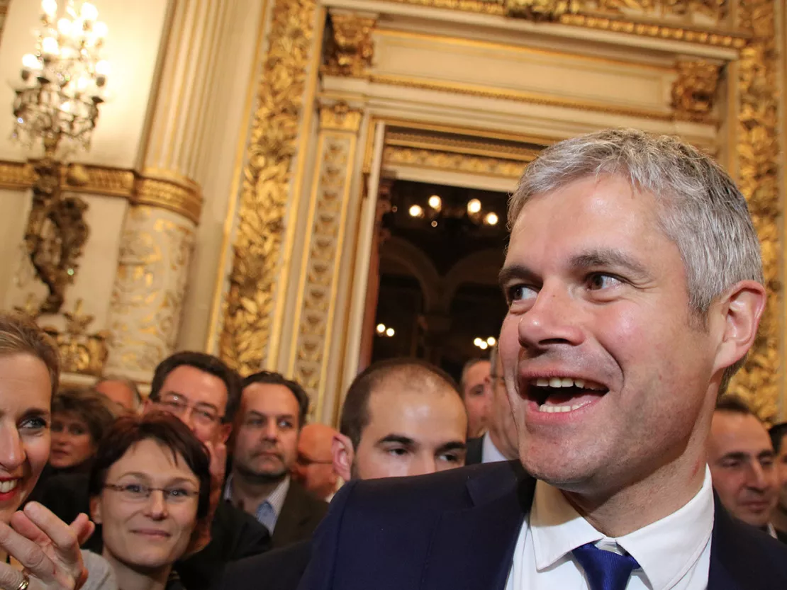 Régionales 2015 : Laurent Wauquiez élu dans un fauteuil en Auvergne Rhône-Alpes