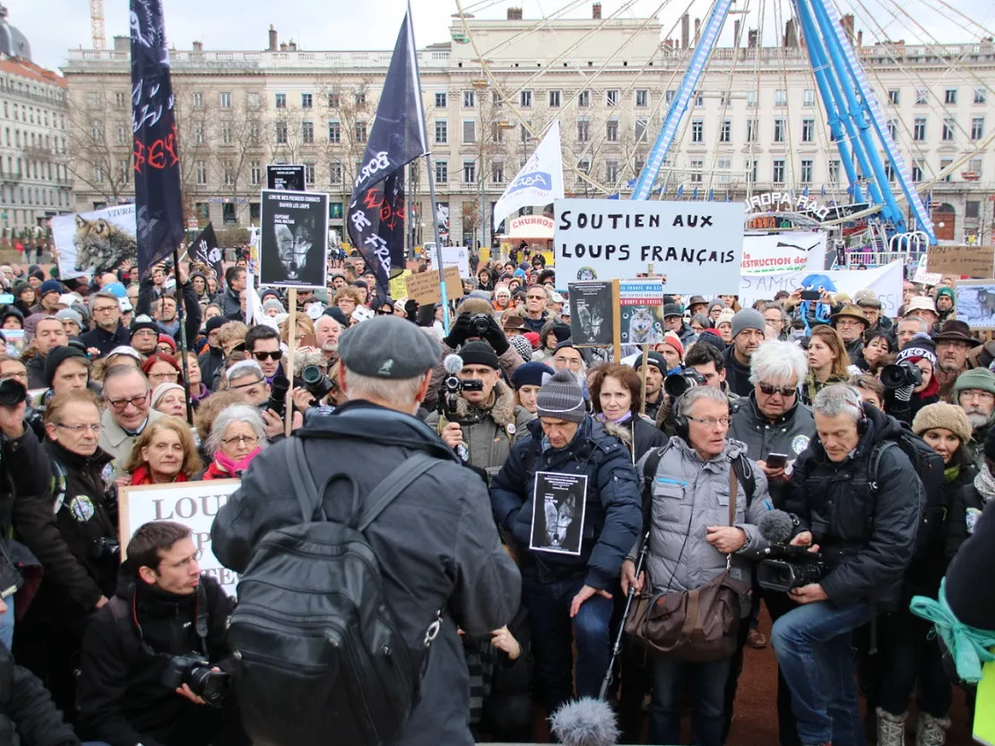 A Lyon, près de 1000 personnes mobilisées pour les loups