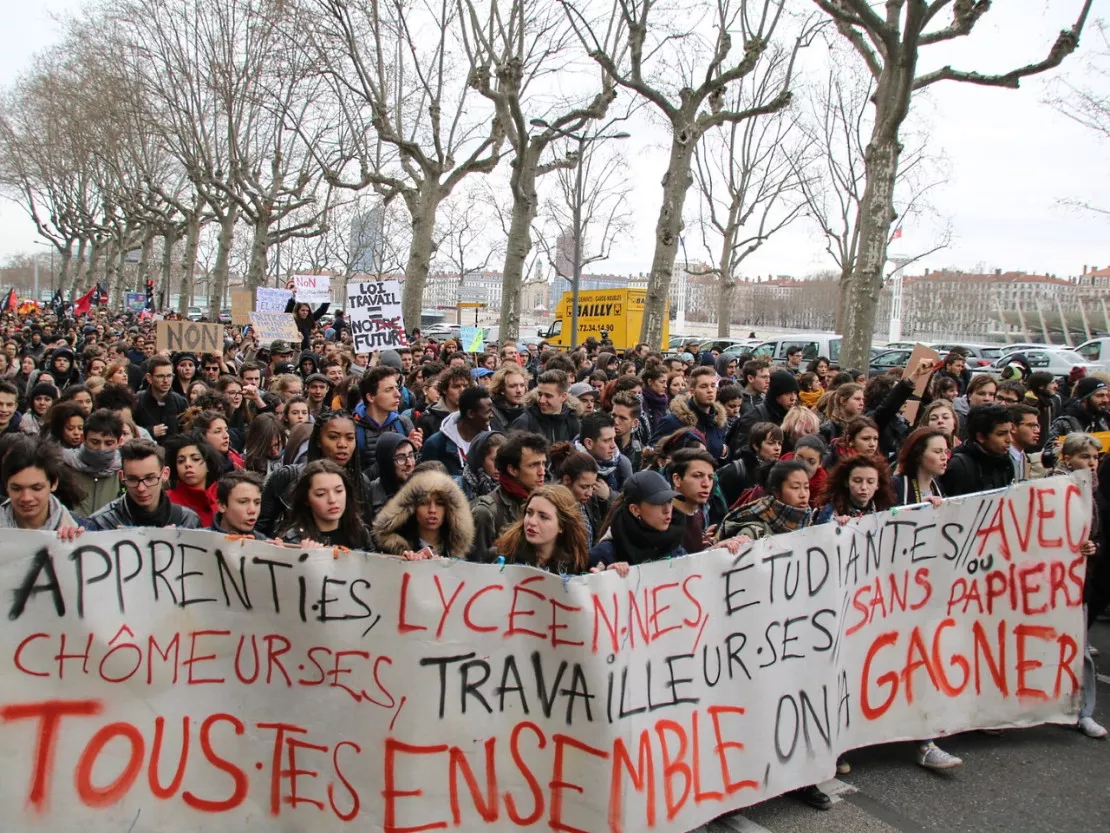 Loi Travail : une mobilisation plus importante que prévue à Lyon