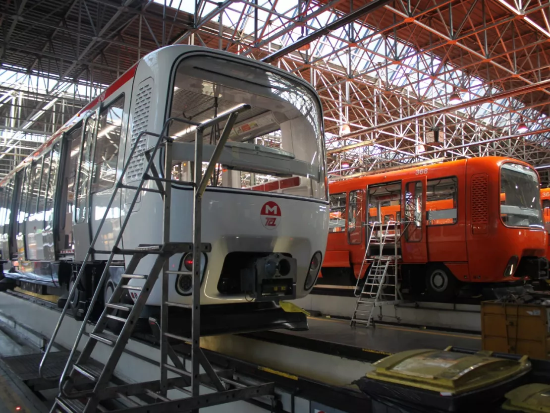 Les rames de la ligne D du métro s’offrent un lifting !