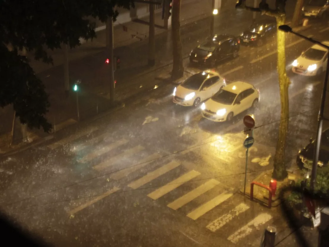 De violents orages et des pluies importantes sur l’agglomération lyonnaise !