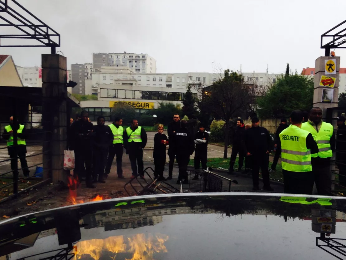 Des agents de sécurité dépêchés sur le site de Prosegur Lyon