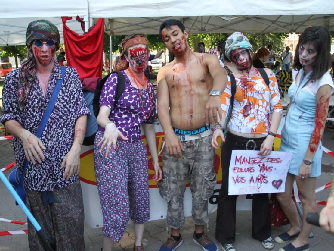 Les zombies ont de nouveau envahi Lyon ce samedi !