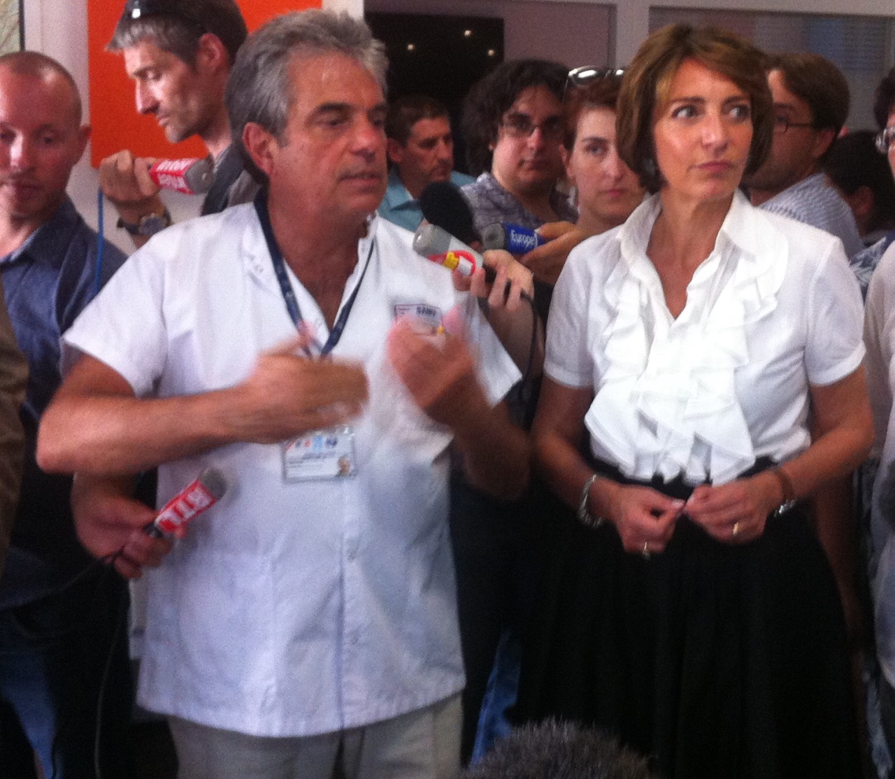 Canicule : Marisol Touraine au chevet du SAMU à Lyon Canicule : Marisol Touraine au chevet du SAMU à Lyon