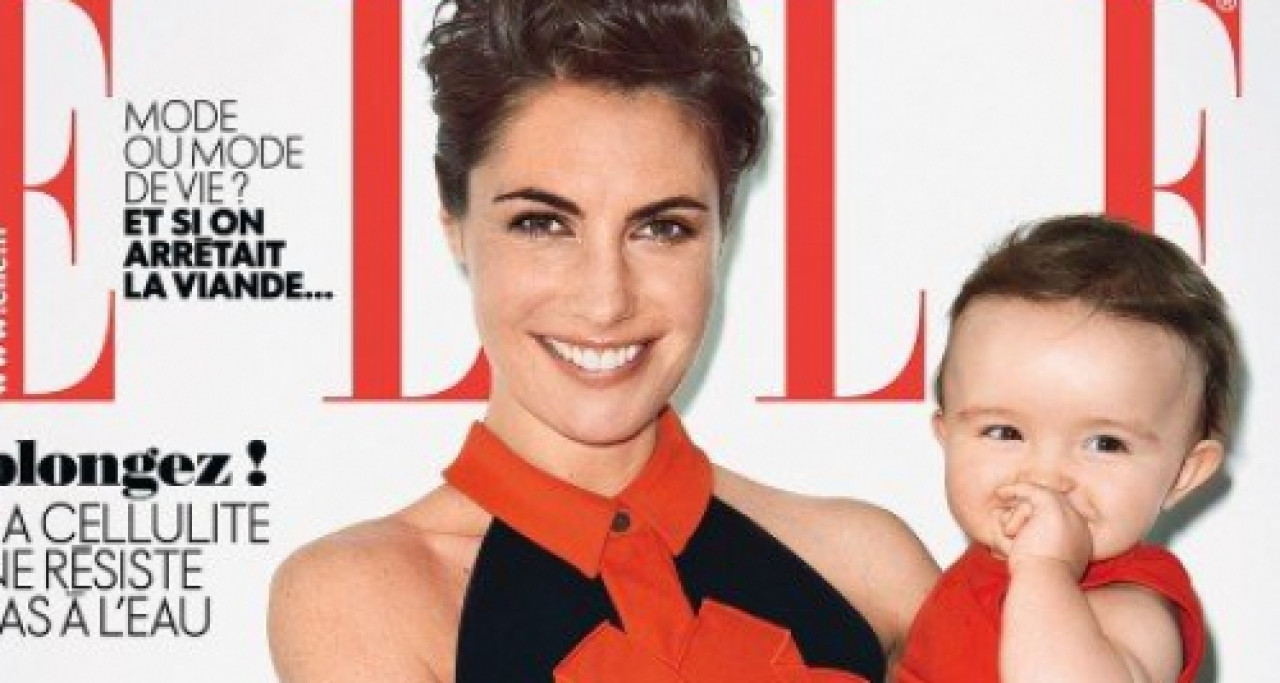 Alessandra Sublet présente sa fille… à la Une de Elle Alessandra Sublet présente sa fille… à la Une de Elle