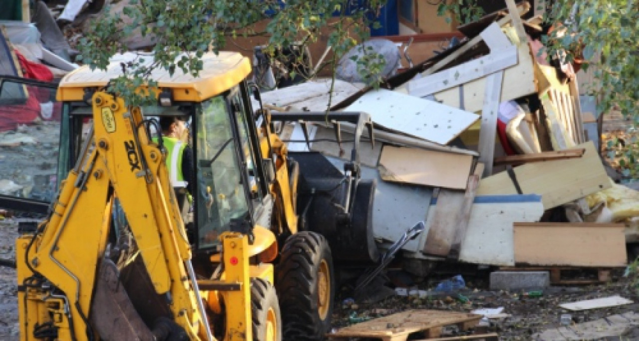 Villeurbanne : expulsion d'un camp de Roms près du Transbordeur Villeurbanne : expulsion d'un camp de Roms près du Transbordeur