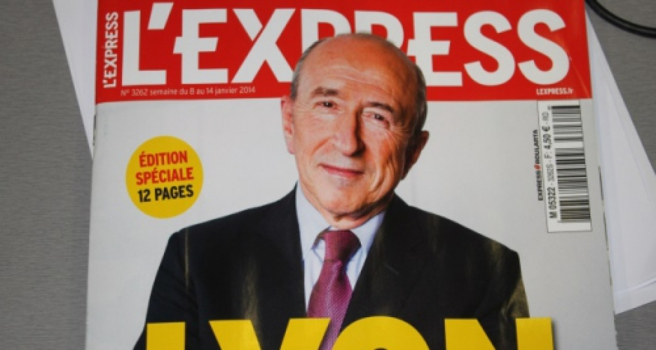 Gérard Collomb et ses réseaux en Une de l'Express Gérard Collomb et ses réseaux en Une de l'Express