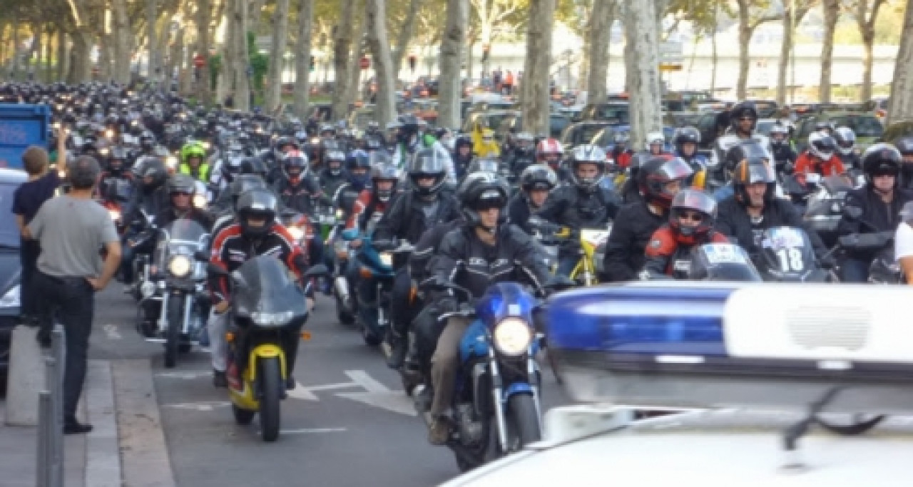 Le parcours de la manifestation des motards : les zones à éviter samedi à Lyon Le parcours de la manifestation des motards : les zones à éviter samedi à Lyon