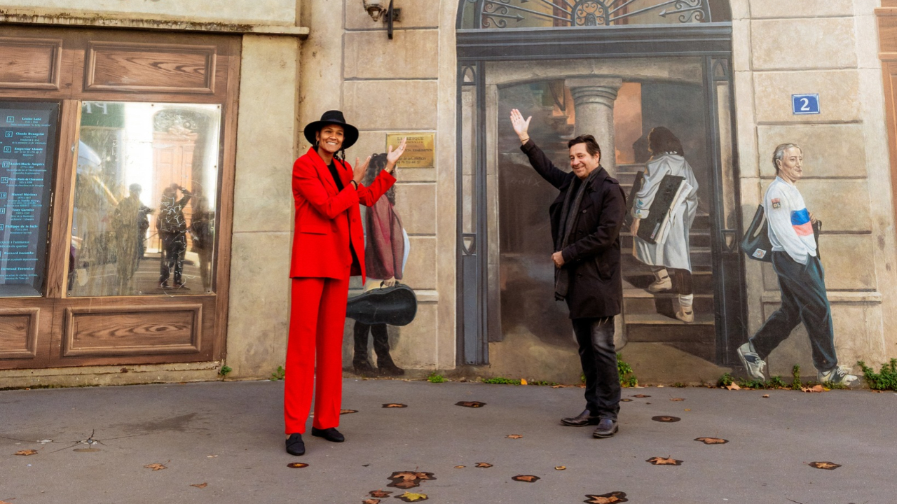 Wendie Renard et Laurent Gerra bientôt sur la Fresque des Lyonnais Wendie Renard et Laurent Gerra bientôt sur la Fresque des Lyonnais