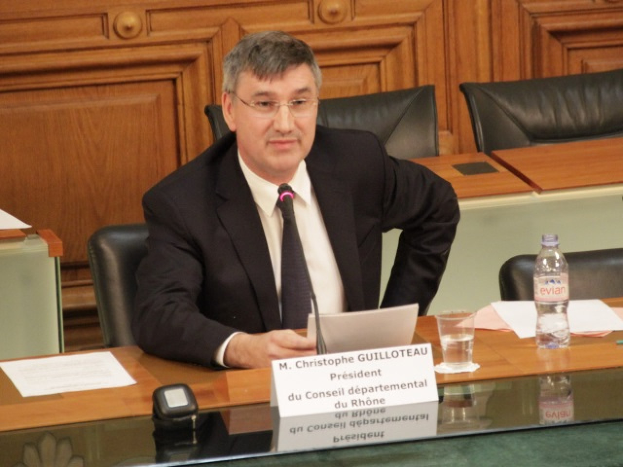 A45 : le pr&eacute;sident du D&eacute;partement du Rh&ocirc;ne tacl&eacute; par les St&eacute;phanois