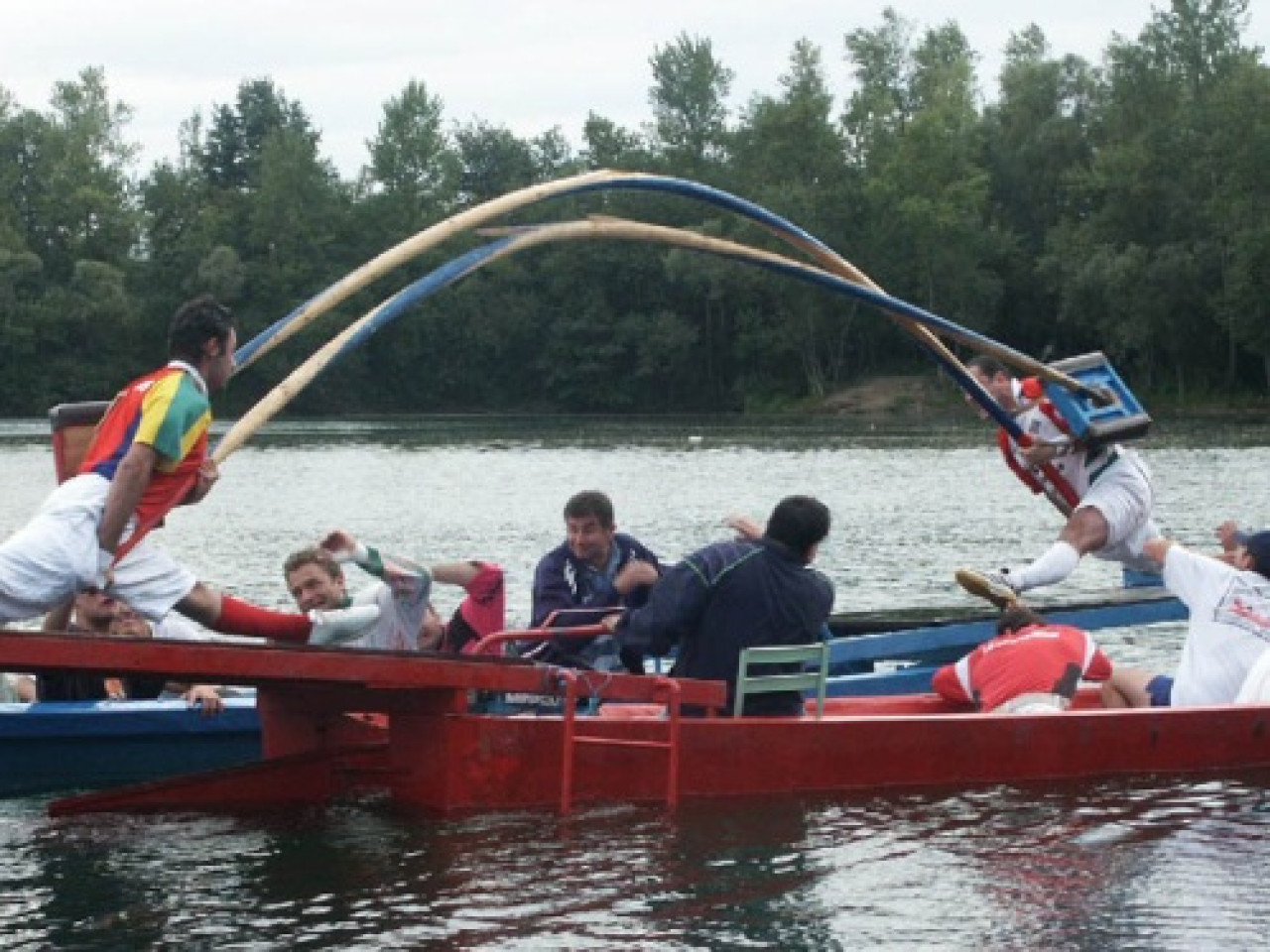 Joute &agrave; Saint-Romain-en-Gal