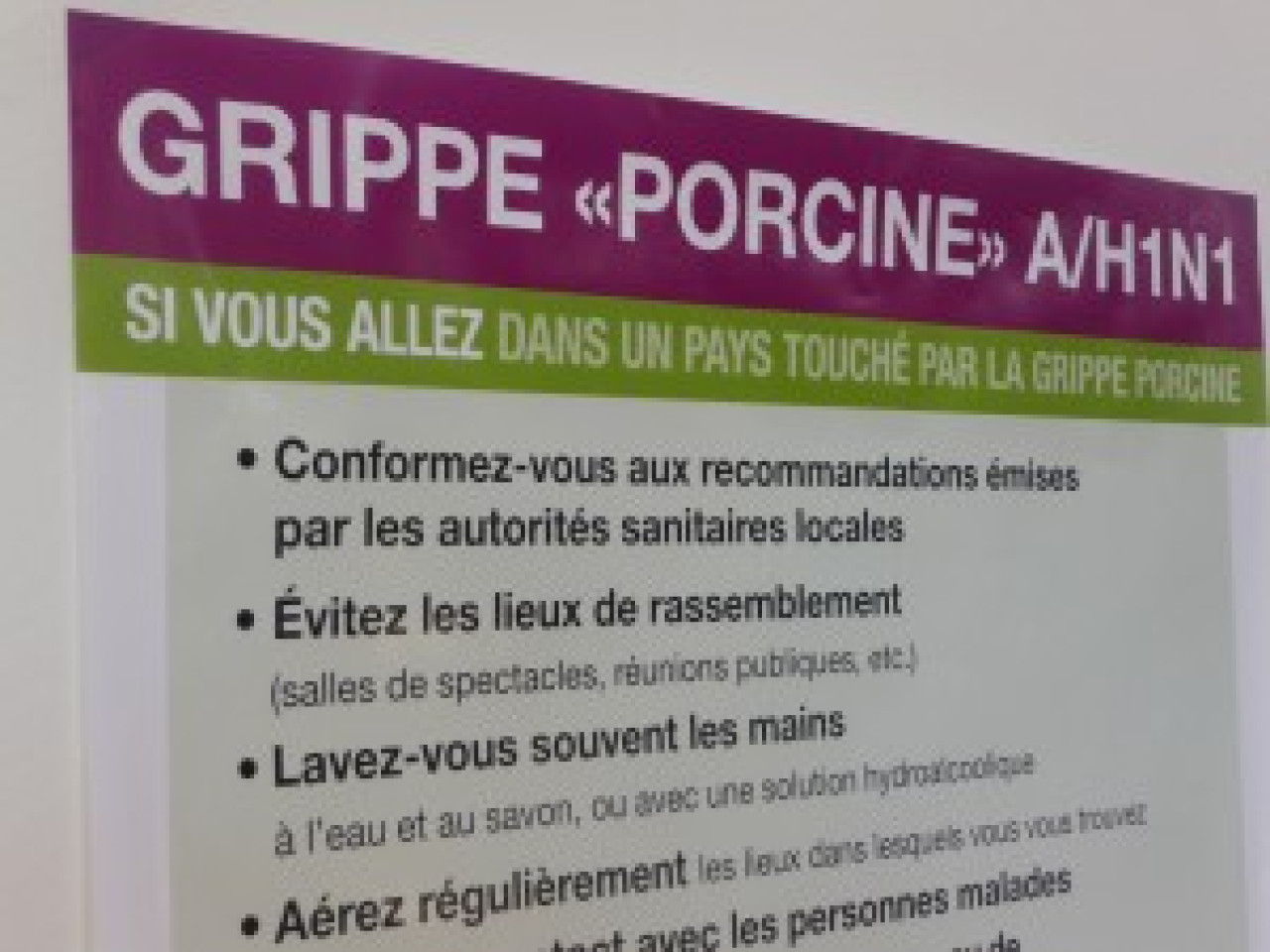 La grippe A coûte cher à la ville de Lyon