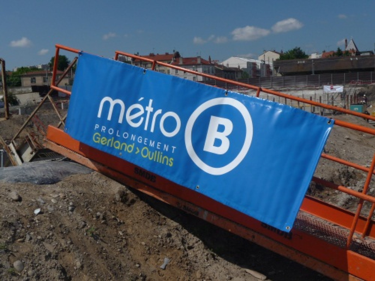 Le chantier du m&eacute;tro &agrave; Oullins comme si vous y &eacute;tiez