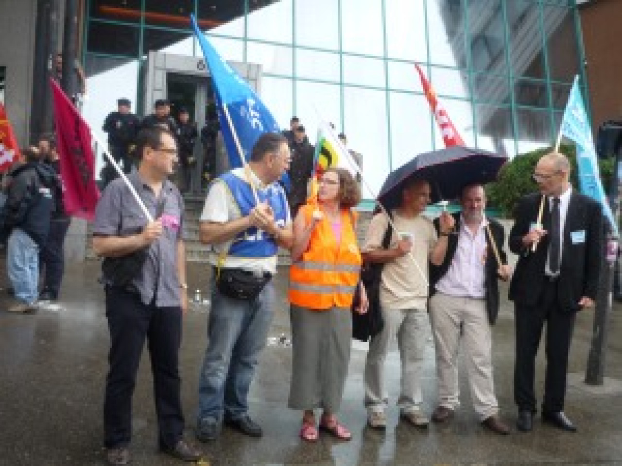 Les salariés lyonnais de France Telecom sont dans la rue Les salariés lyonnais de France Telecom sont dans la rue