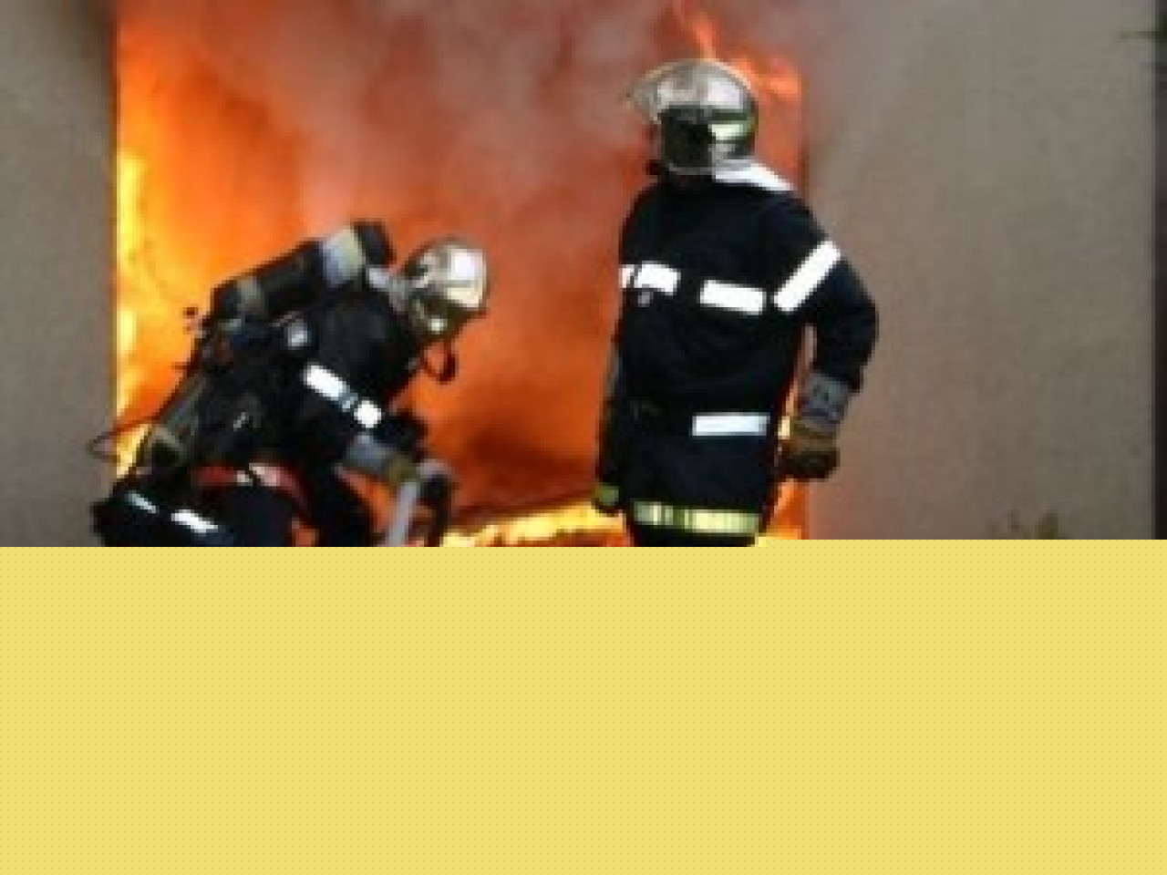 Un incendie dans une salle de sport Un incendie dans une salle de sport