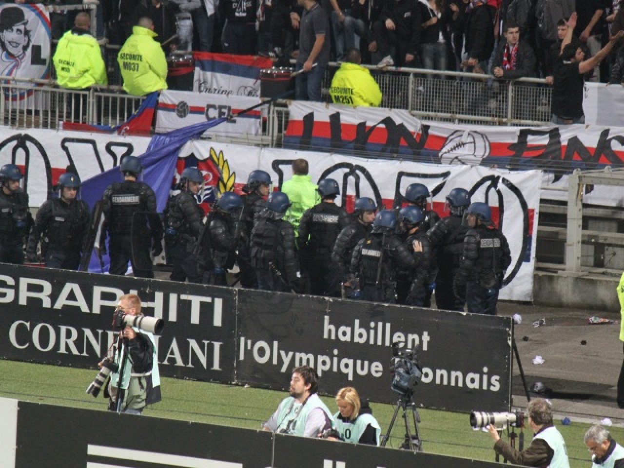 Une arrestation en marge d’OL-Nice Une arrestation en marge d’OL-Nice