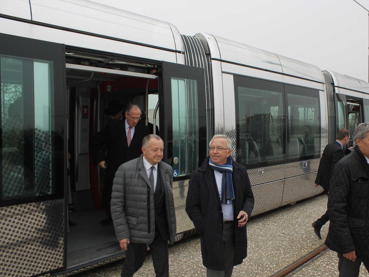Le tramway à destination du Grand Stade de l'OL a été inauguré Le tramway à destination du Grand Stade de l'OL a été inauguré