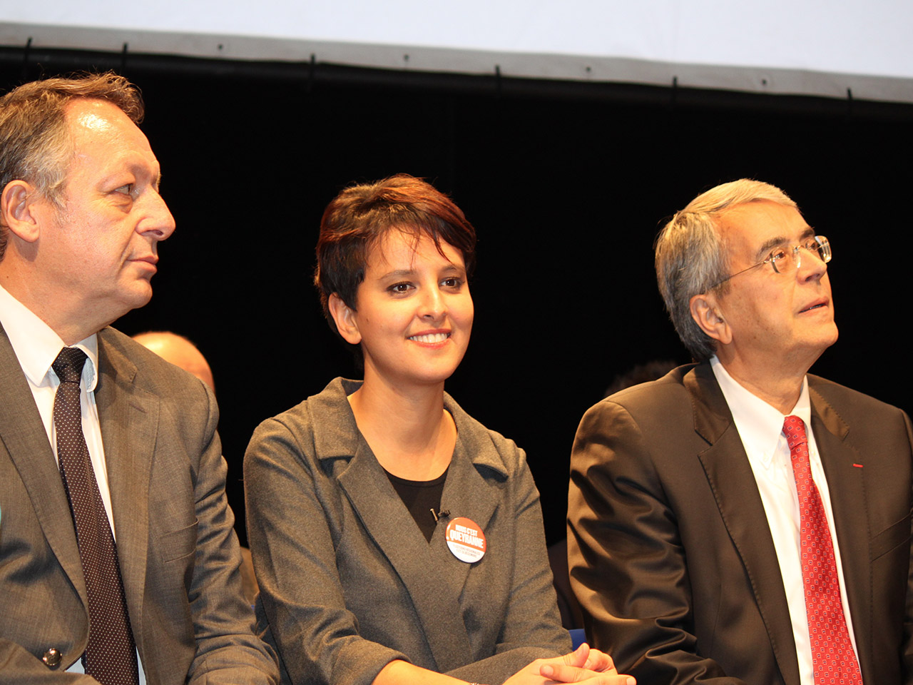 R&eacute;gionales : Queyranne en meeting veut "chasser le mauvais vent" Wauquiez
