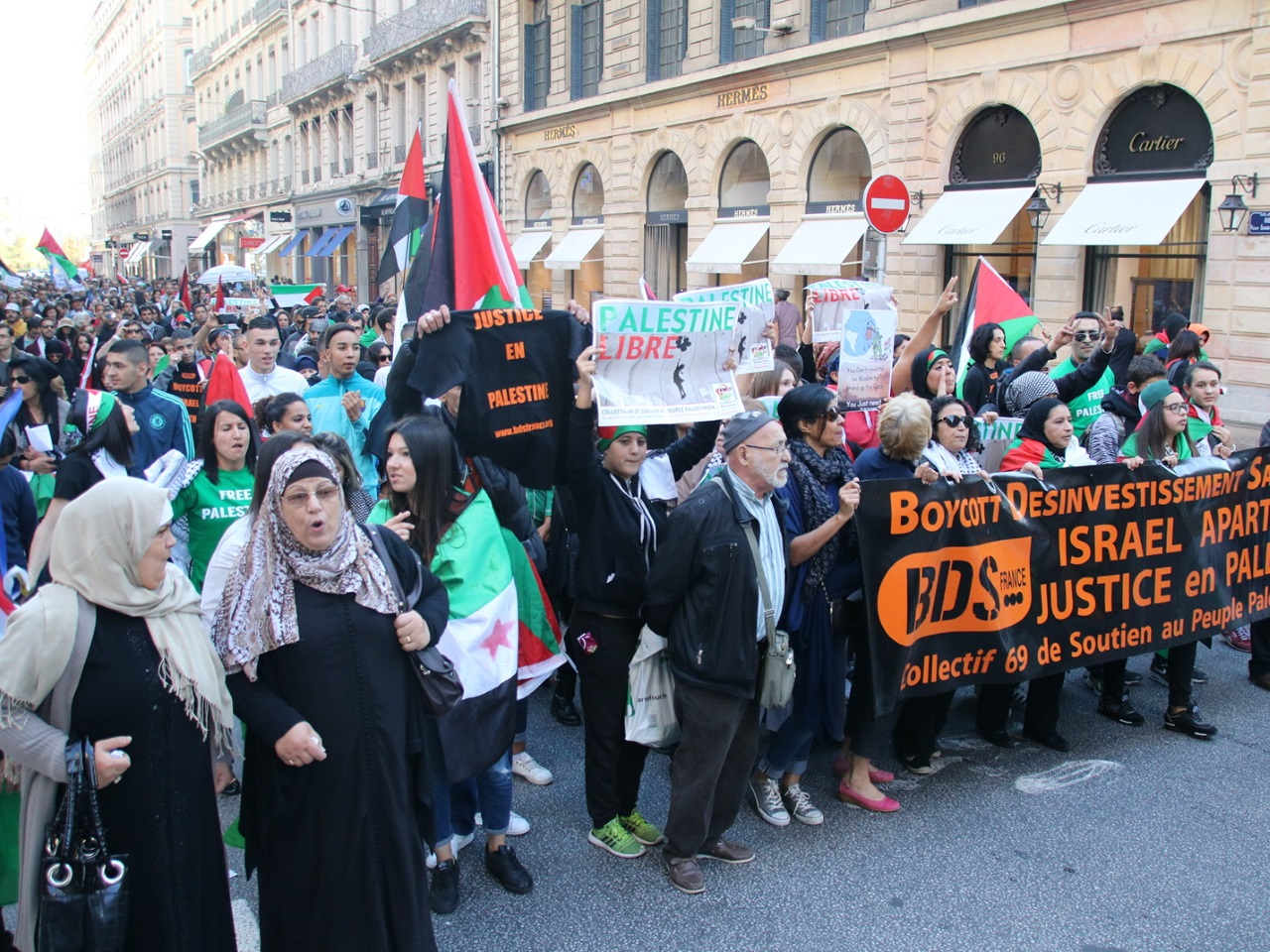 Lyon : manifestation de soutien &agrave; la Palestine ce samedi