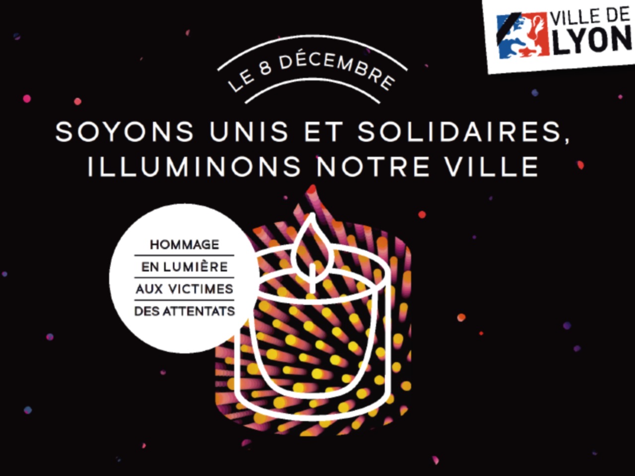8 d&eacute;cembre : les lumignons officiels de soutien aux victimes des attentats en vente du 2 au 8 d&eacute;cembre