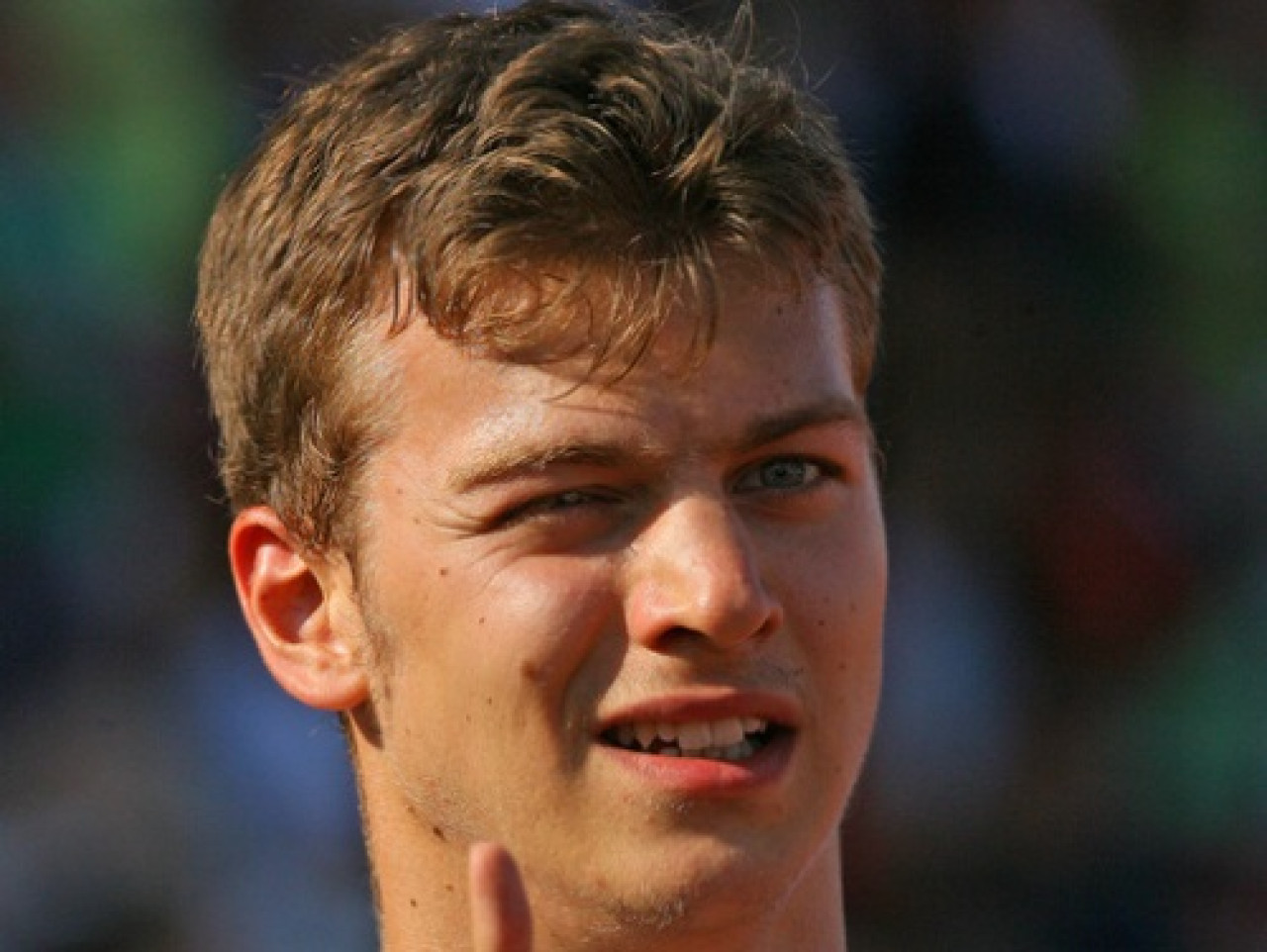 Christophe Lemaitre au pied du podium
