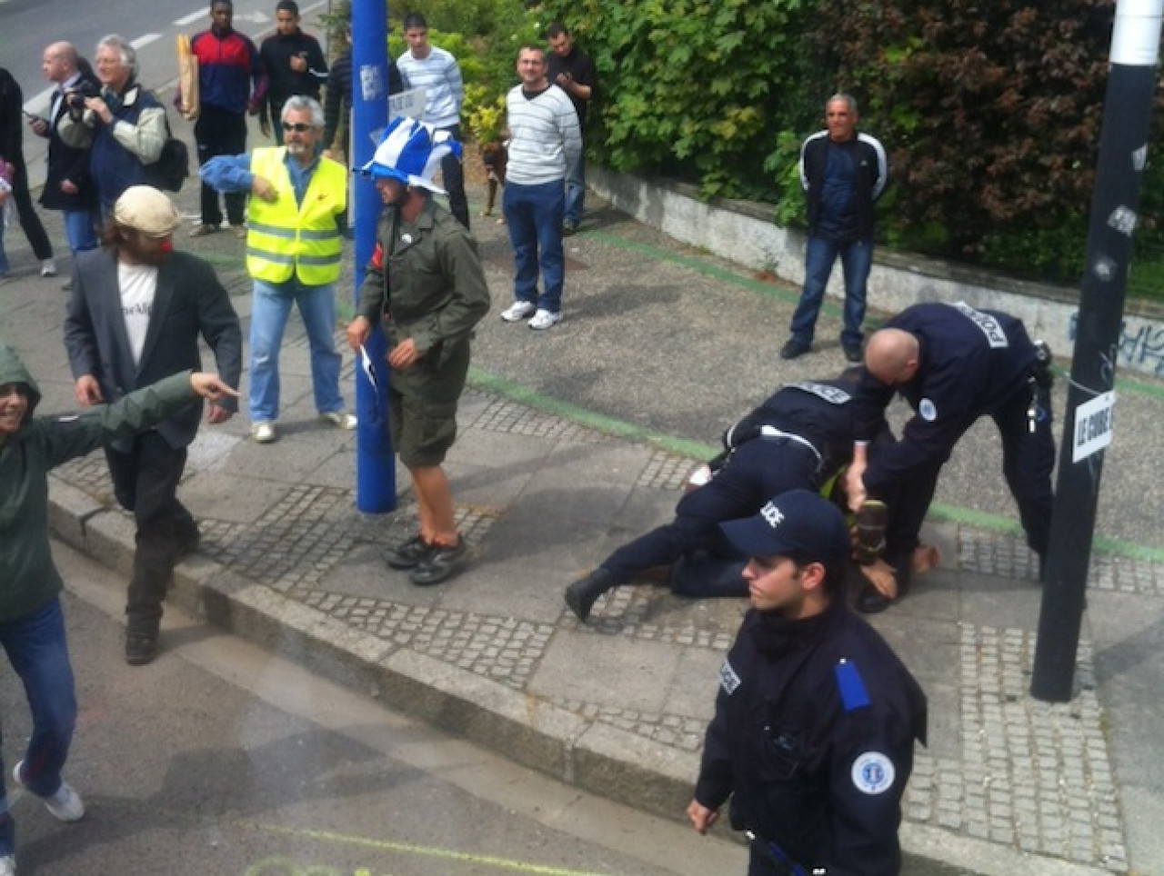 Visite mouvementée à la mi-journée sur le futur site du Stade des Lumières à Décines Visite mouvementée à la mi-journée sur le futur site du Stade des Lumières à Décines