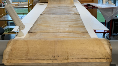 À Lyon, un rouleau médiéval géant enfin visible | mLyon