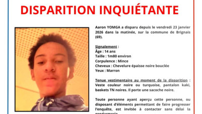 Disparition inquiétante d'un adolescent près de Lyon | mLyon