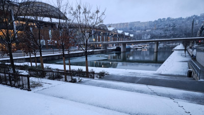 Le retour de la neige à Lyon : circulation difficile ce jeudi matin | mLyon