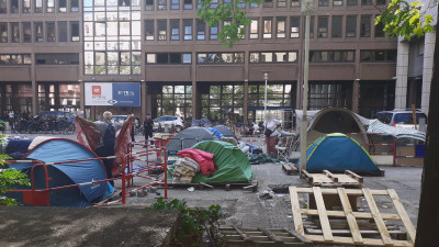 Lyon : le campement de la place de Milan évacué | mLyon