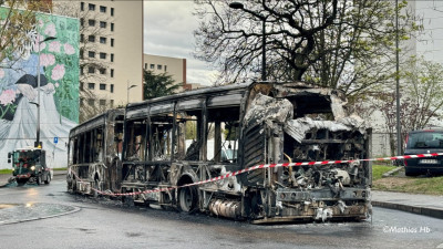 Violences urbaines près de Lyon, un bus incendié | mLyon
