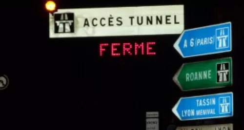 Plusieurs fermetures de tunnels et de routes cette semaine à Lyon