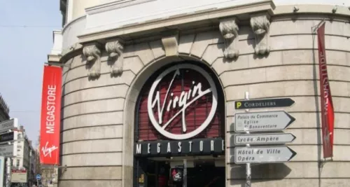 Les salariés de Virgin Megastore à Lyon se mobilisent