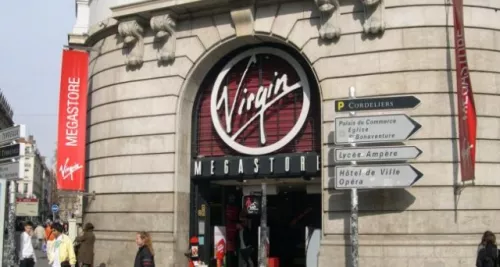 Virgin ferme tous ses magasins pour raisons de sécurité